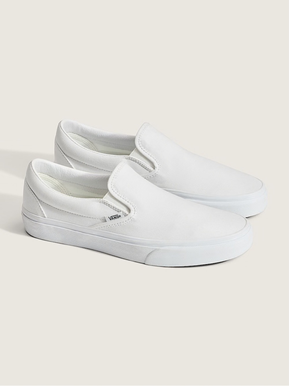 Vans Classic Slip-On Sneakers in White Various Sizes